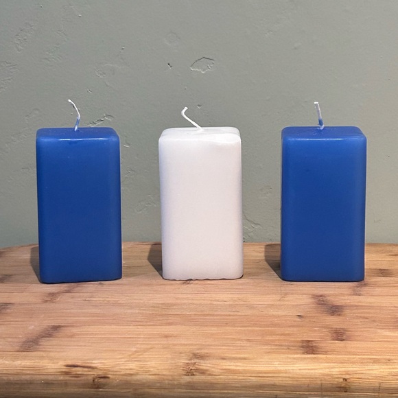 3 Handcrafted Domino Shaped Candles Made By Studio Copenhagen 100% Vegan Wax - Picture 4 of 14